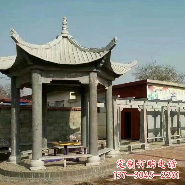 丽水大理石凉亭庭院亭子