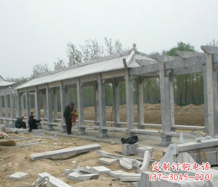 丽水精美大理石凉亭雕塑