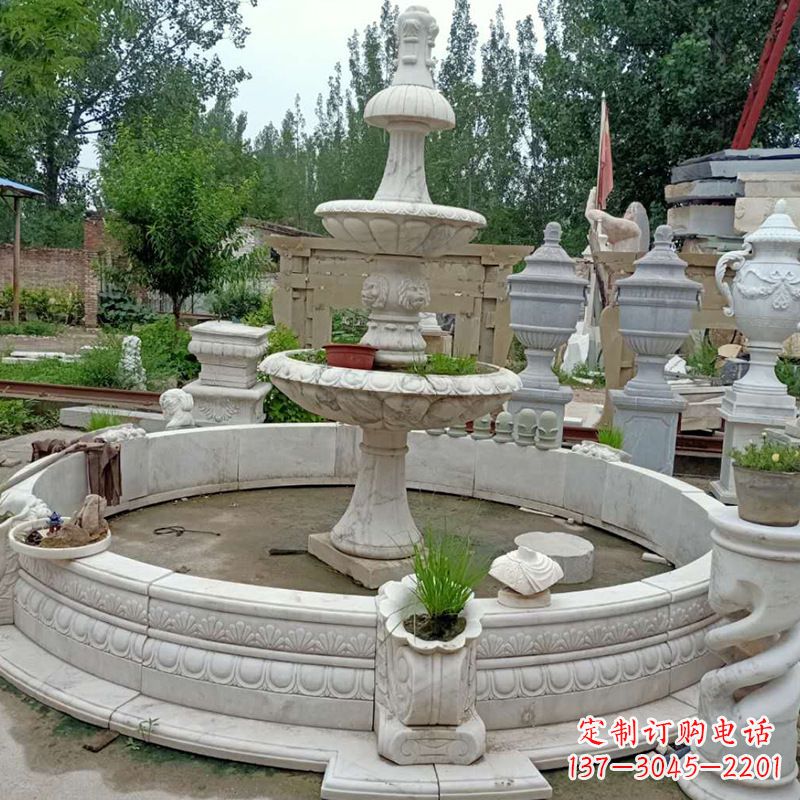 丽水大理石流水喷泉石雕