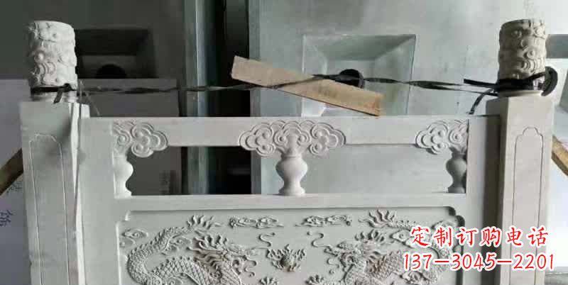 丽水大理石龙浮雕栏板雕塑