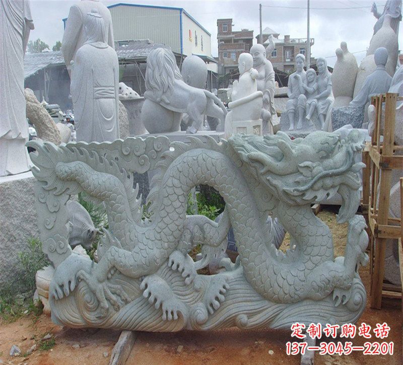丽水大理石龙石雕传承古老文化,精雕细琢的艺术品