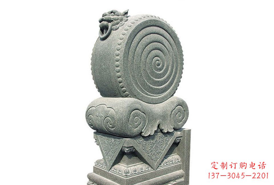 丽水门墩招财石雕