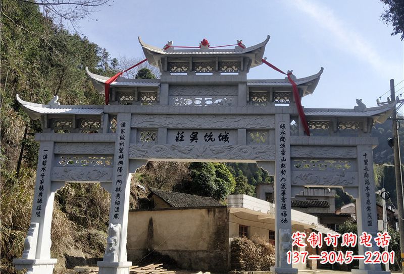 丽水大理石牌坊雕塑尊贵雕塑,永久保存