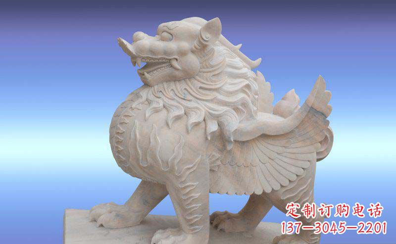 丽水大理石貔貅雕塑神兽石雕