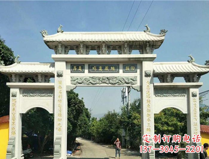 丽水大理石牌坊雕塑