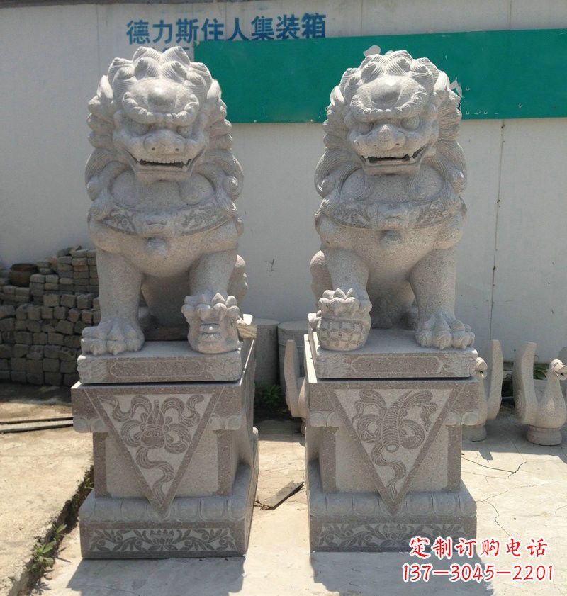 丽水精致大理石狮子雕塑