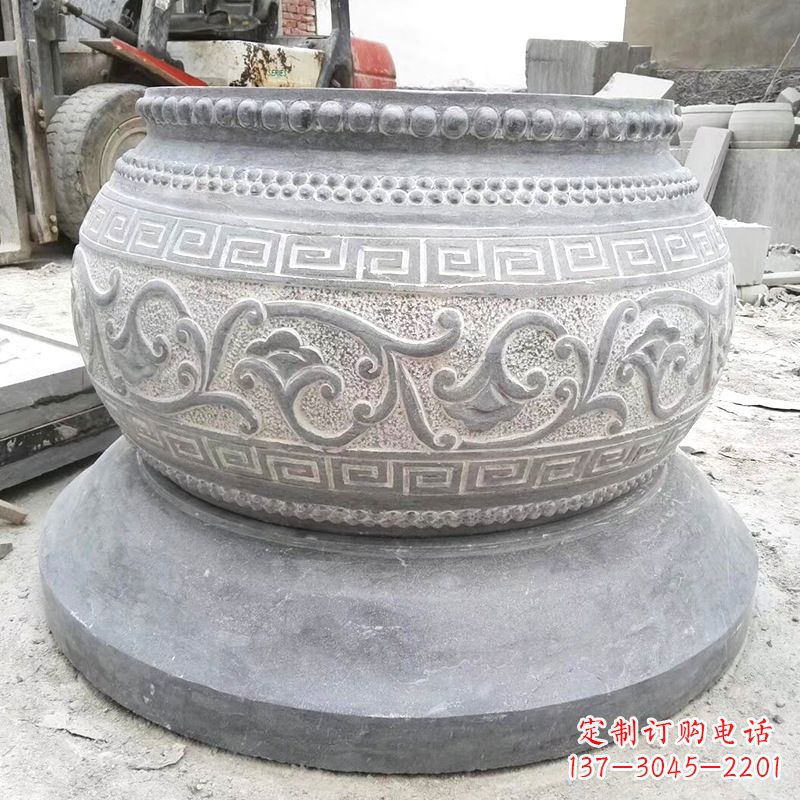丽水大理石水缸雕塑