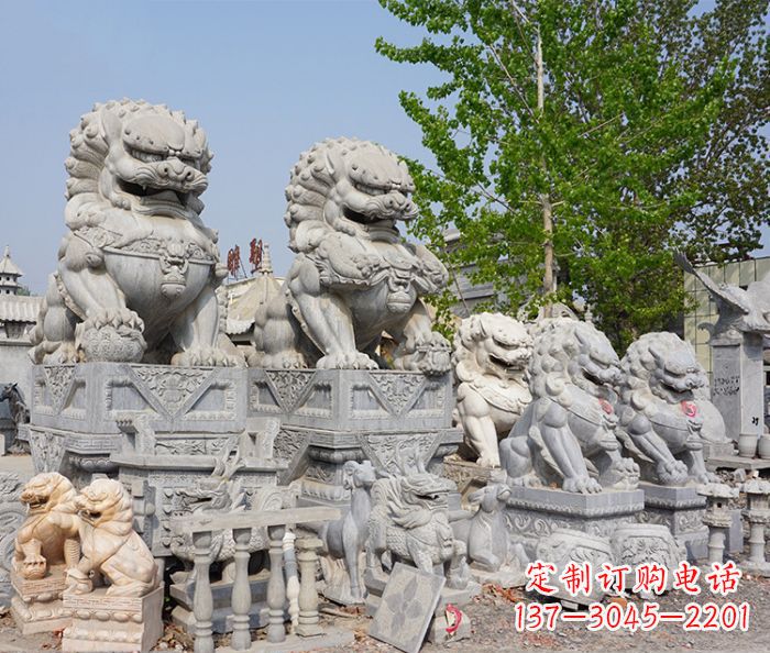 丽水大理石狮子雕塑