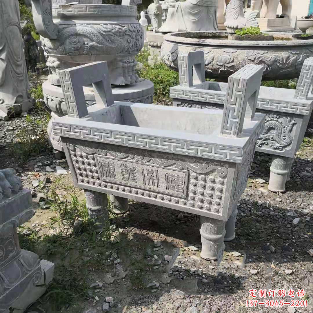 丽水精美大理石香炉石雕