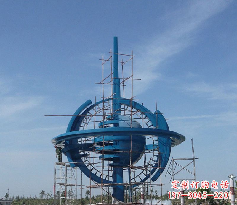 丽水品质卓越的大型不锈钢地球雕塑