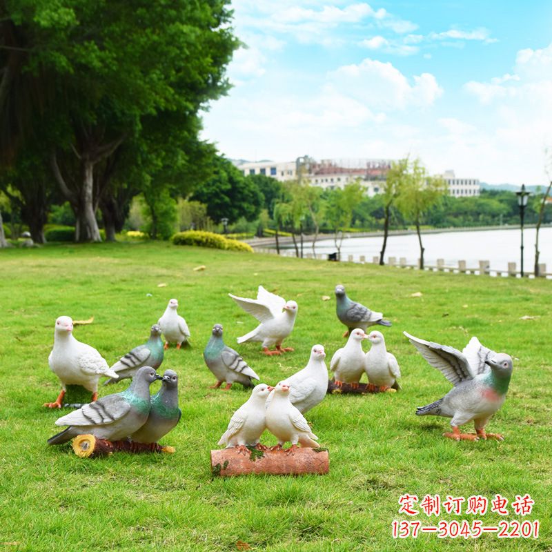 丽水大学雕塑手举和平鸽