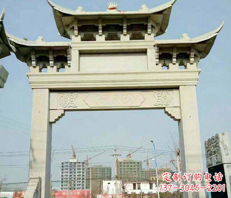 丽水精美牌坊石雕
