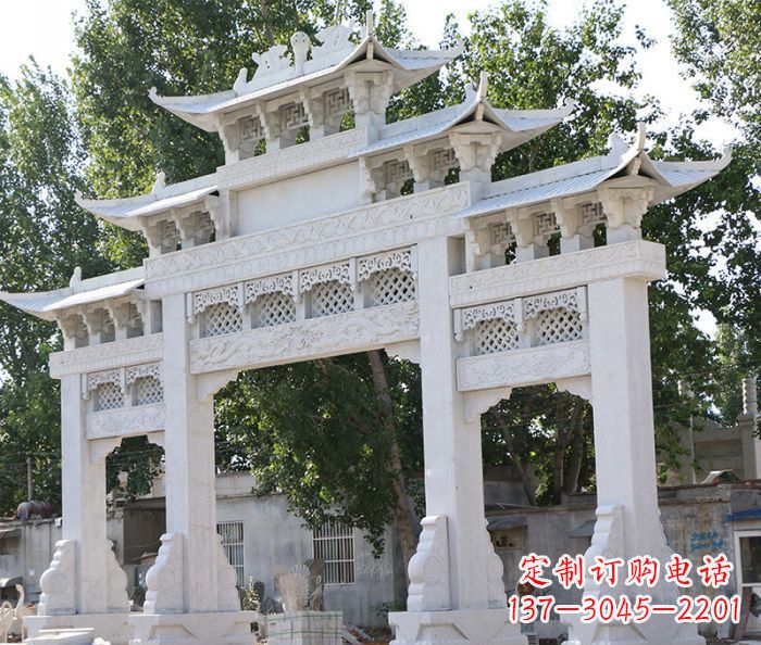 丽水道路牌坊石雕定制