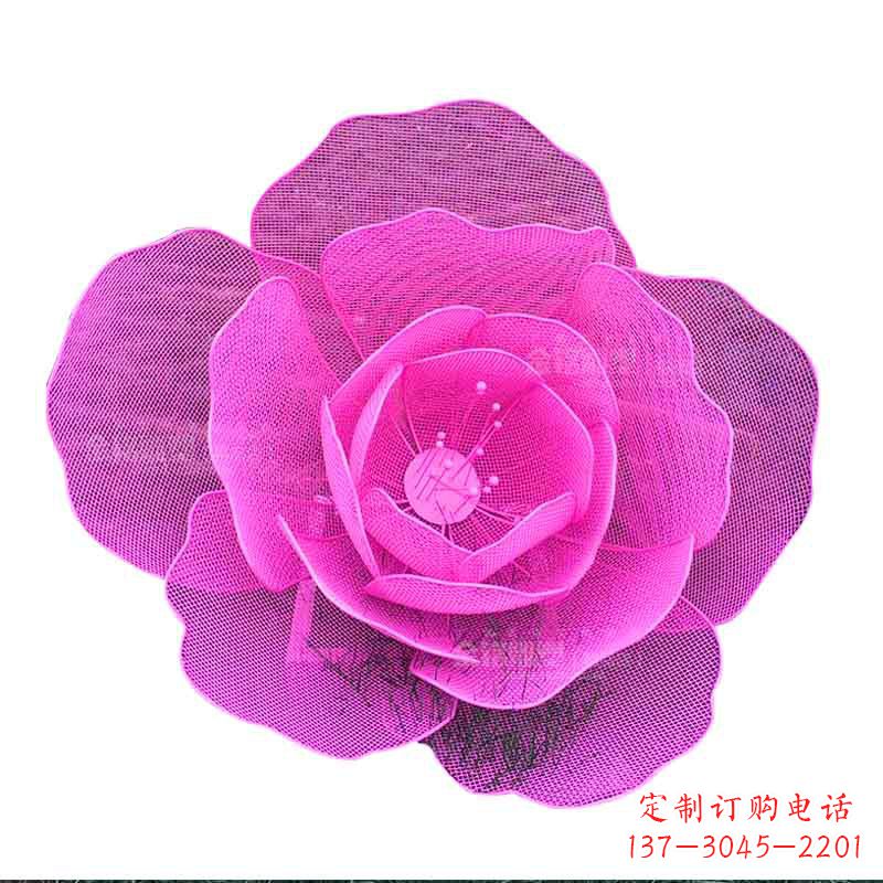 丽水精美玫瑰金属雕塑