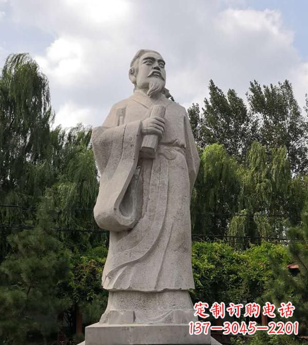 丽水中国古代历史名人雕塑