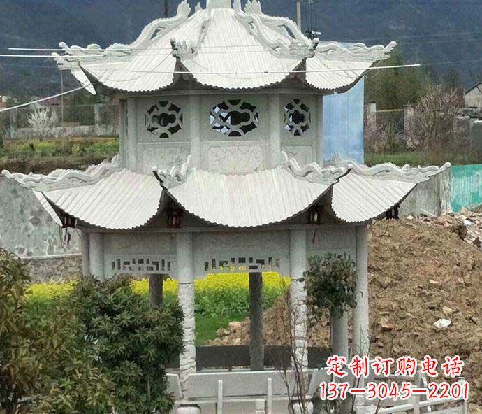 丽水古典凉亭石雕