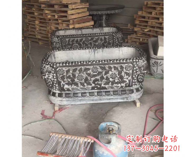 丽水仿古石水缸雕塑