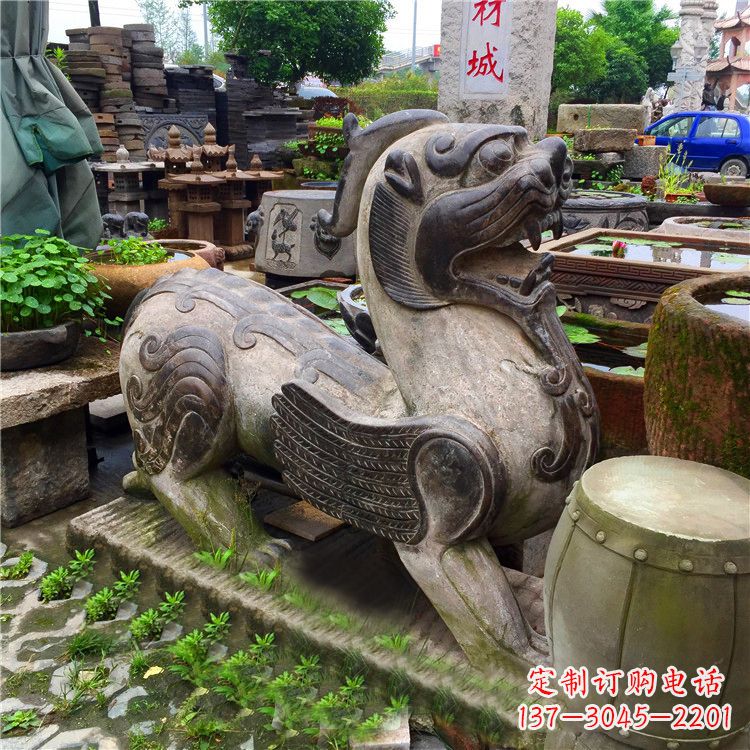 丽水仿古貔貅石雕