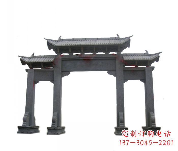 丽水精美仿古牌坊石雕