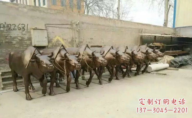 丽水仿铜玻璃钢动物雕塑