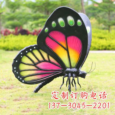 丽水仿真蝴蝶_品红色款405x78x110