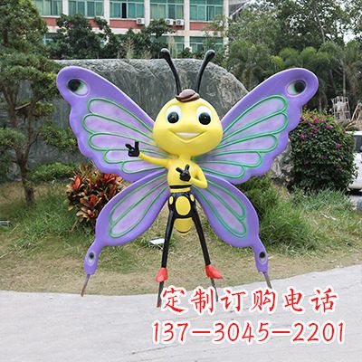 丽水仿真蝴蝶雕塑,精致多彩、灵动优雅