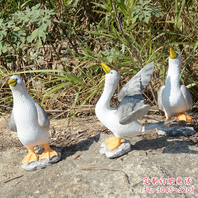丽水象征和平的和平鸽雕塑