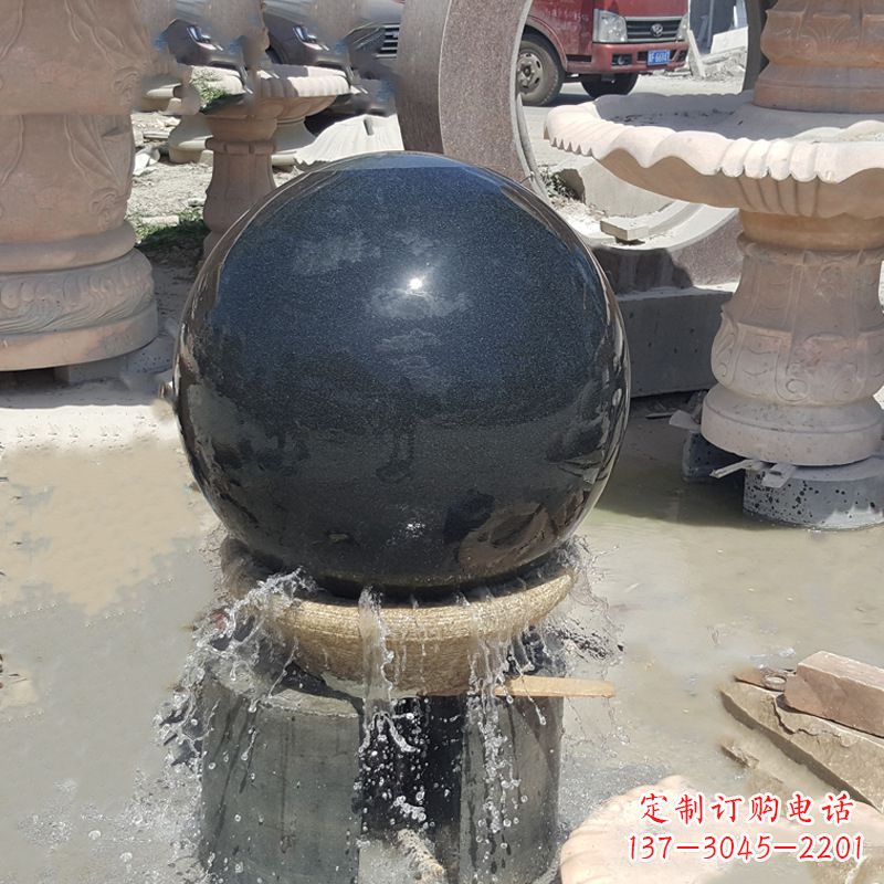 丽水福建风水石球雕塑