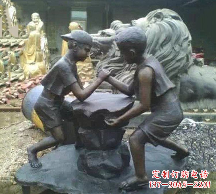 丽水非凡童趣,精致儿童铜雕