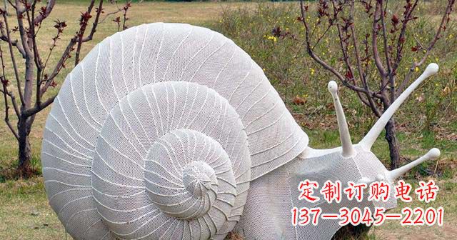 丽水抽象不锈钢蜗牛雕塑