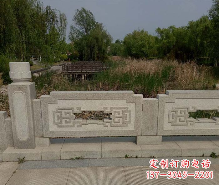 丽水优雅大气的公园栏板雕塑