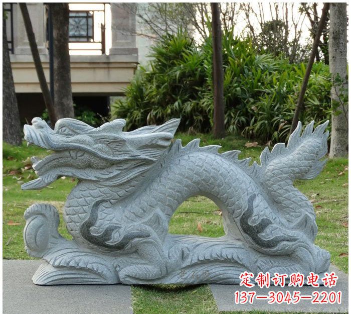 丽水精美雕刻的大理石龙雕塑