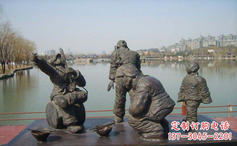 丽水精美中式二胡雕塑