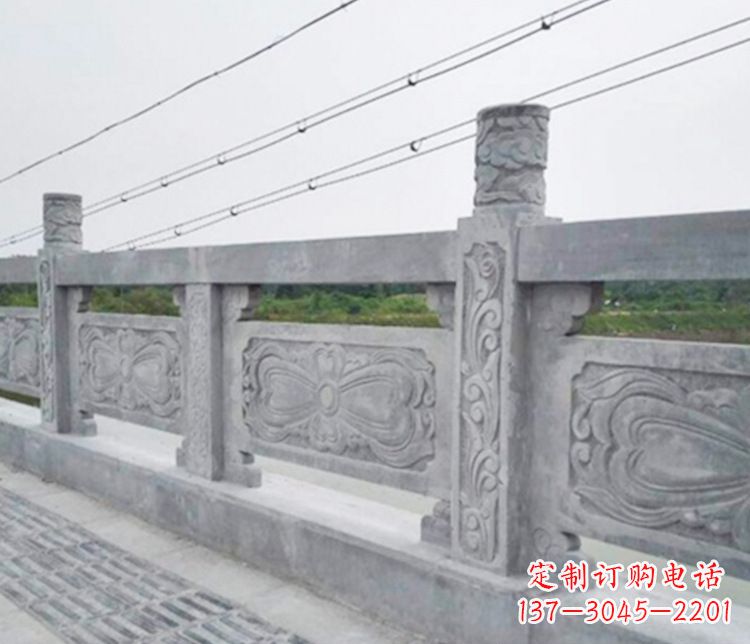 丽水公园仿古石栏板景观石雕 (5)