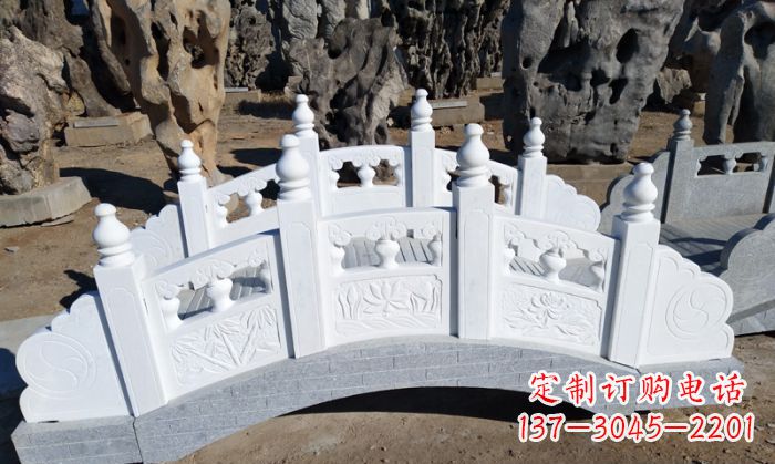 丽水手工雕刻的汉白玉拱桥雕塑