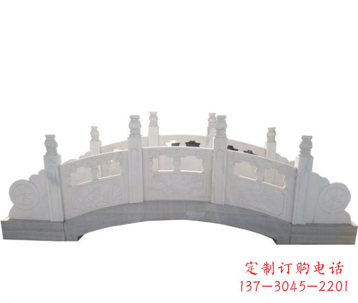 丽水公园汉白玉石拱桥_1
