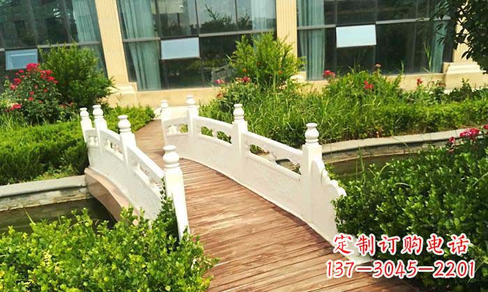 丽水公园汉白玉石拱桥_2