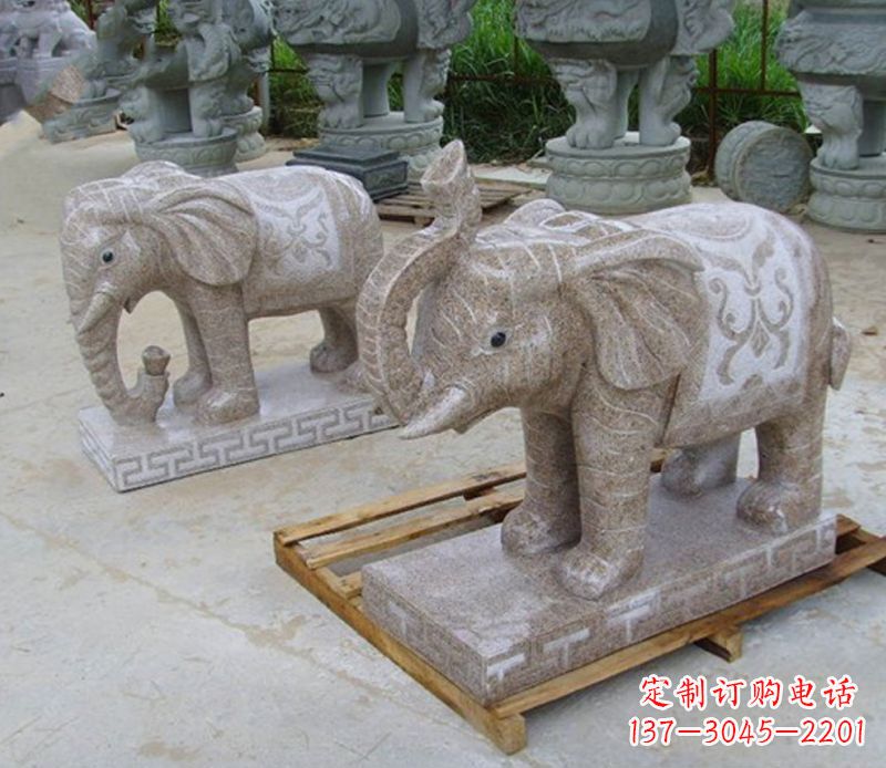 丽水精美大象雕塑