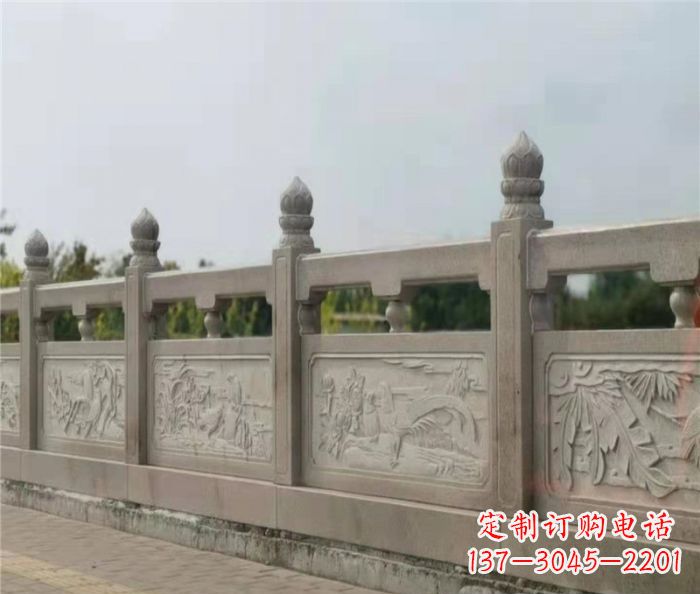 丽水泰山大理石浮雕栏板雕塑