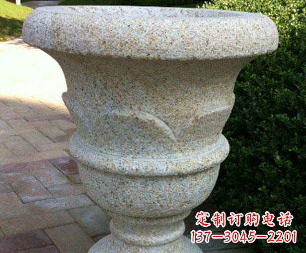 丽水大理石花盆石雕，为您的景观添色彩