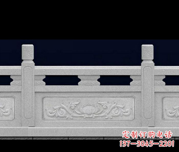丽水公园大理石栏板雕塑