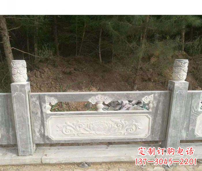 丽水大理石栏板石雕艺术品