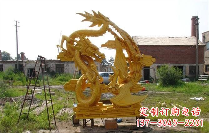 丽水产品名称“象征吉祥,唤醒美好——中领雕塑铜雕龙凤呈祥”
