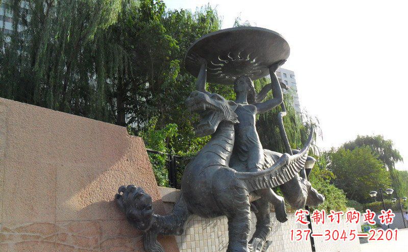 丽水中领雕塑飞龙铜雕