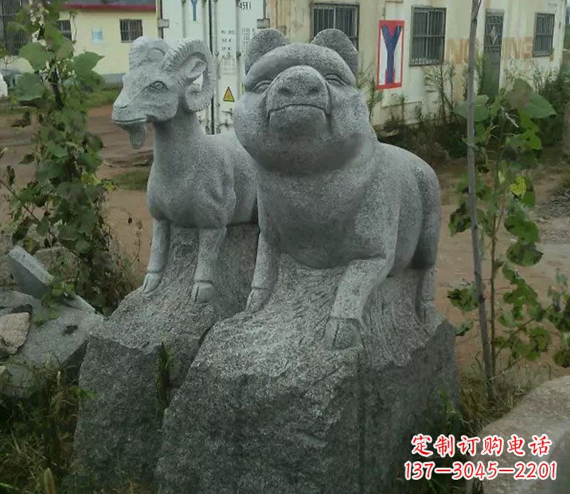 丽水优质动物猪石雕