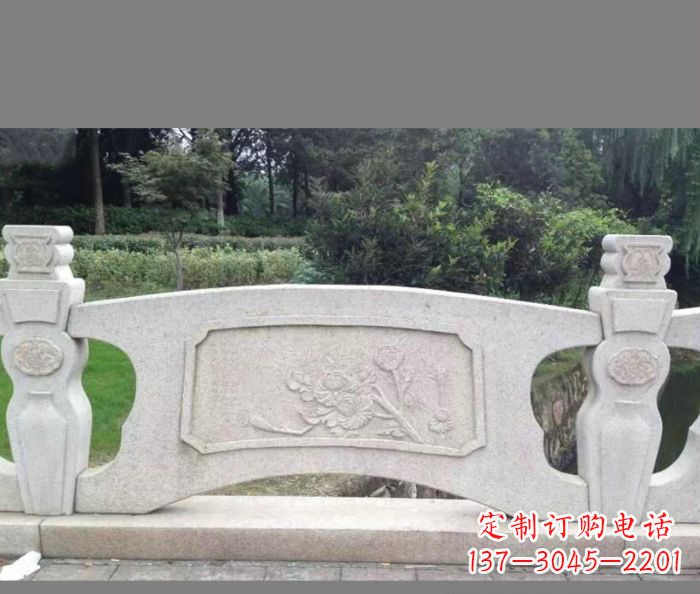丽水公园石栏板大理石雕塑 (3)