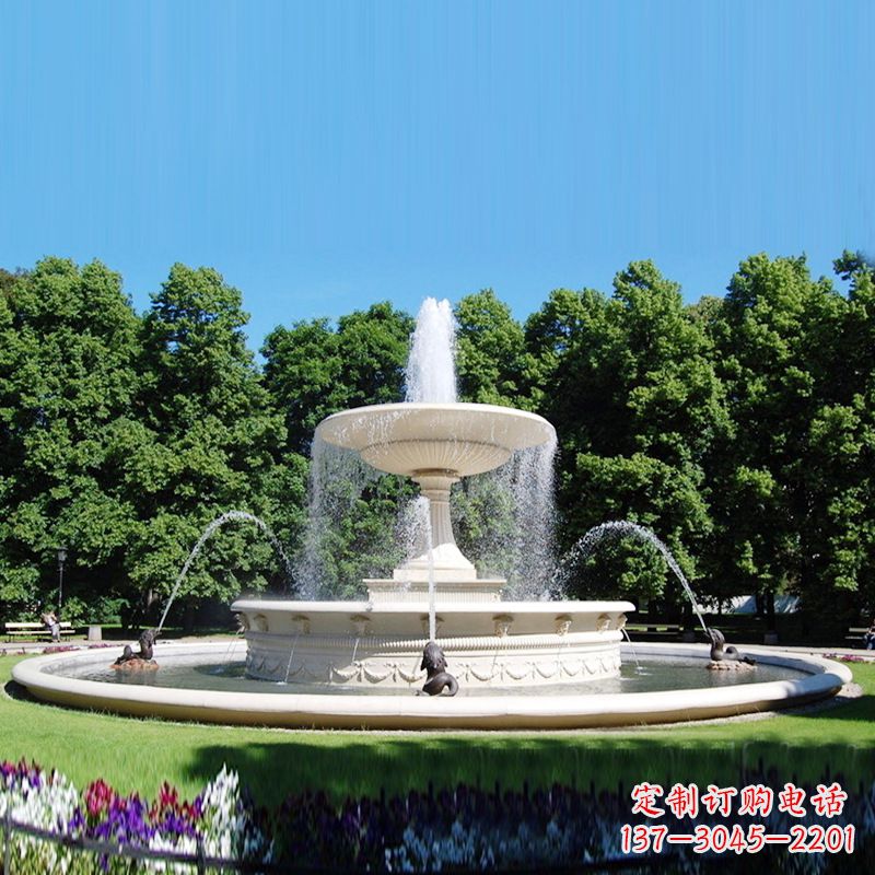 丽水公园园林大型欧式石雕喷泉
