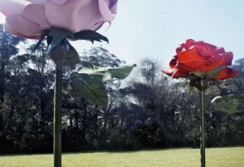 丽水精美不锈钢雕刻玫瑰花雕塑