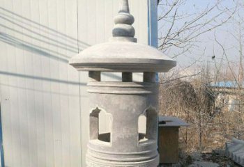 丽水精美公园大理石石灯雕塑