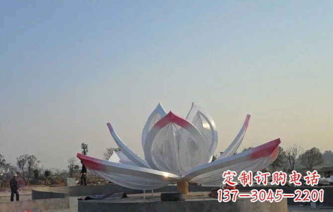丽水华丽的不锈钢莲花雕塑